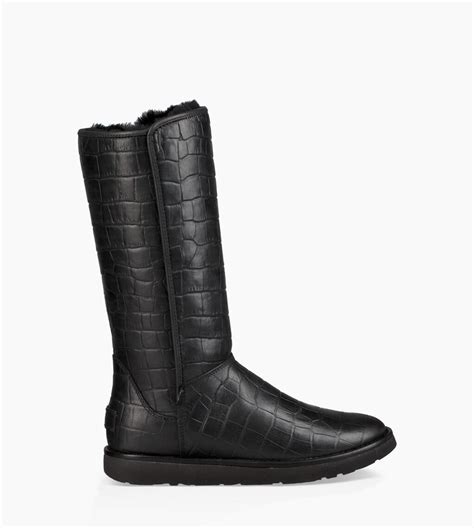 abree ii croc embossed boot